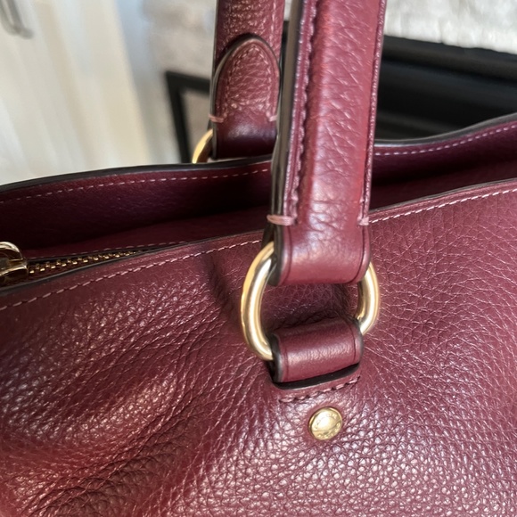 Vintage Leather Coach Handbag - Picture 7 of 16